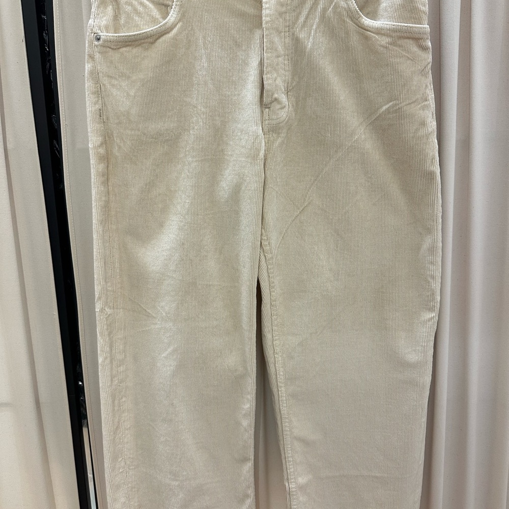NEW Free People Cream High Rise Women Jeans - Picture 4 of 5